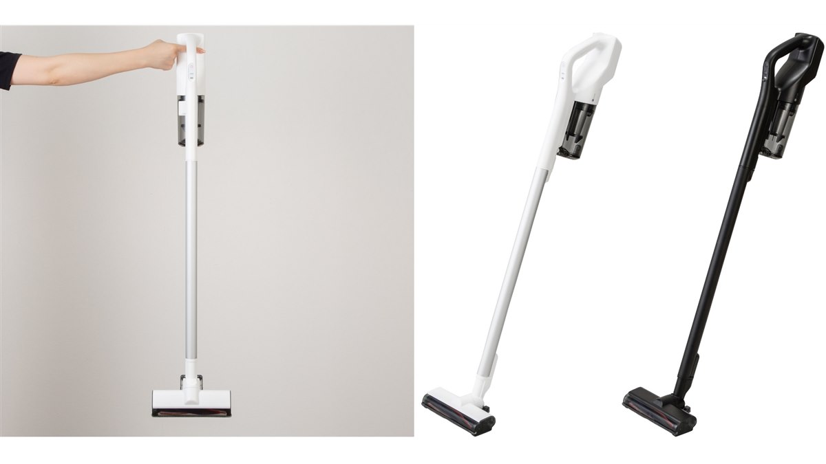 ニトリ、毎分約13万回転の高速吸引モーターと軽量ボディの掃除機