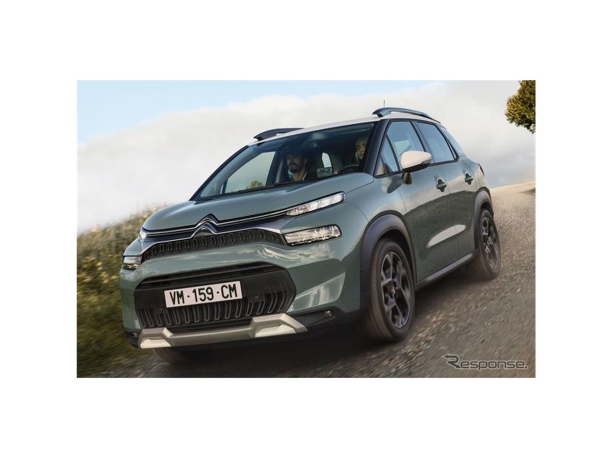 シトロエン C3エアクロス 改良新型、新フロントマスク採用…受注を欧州