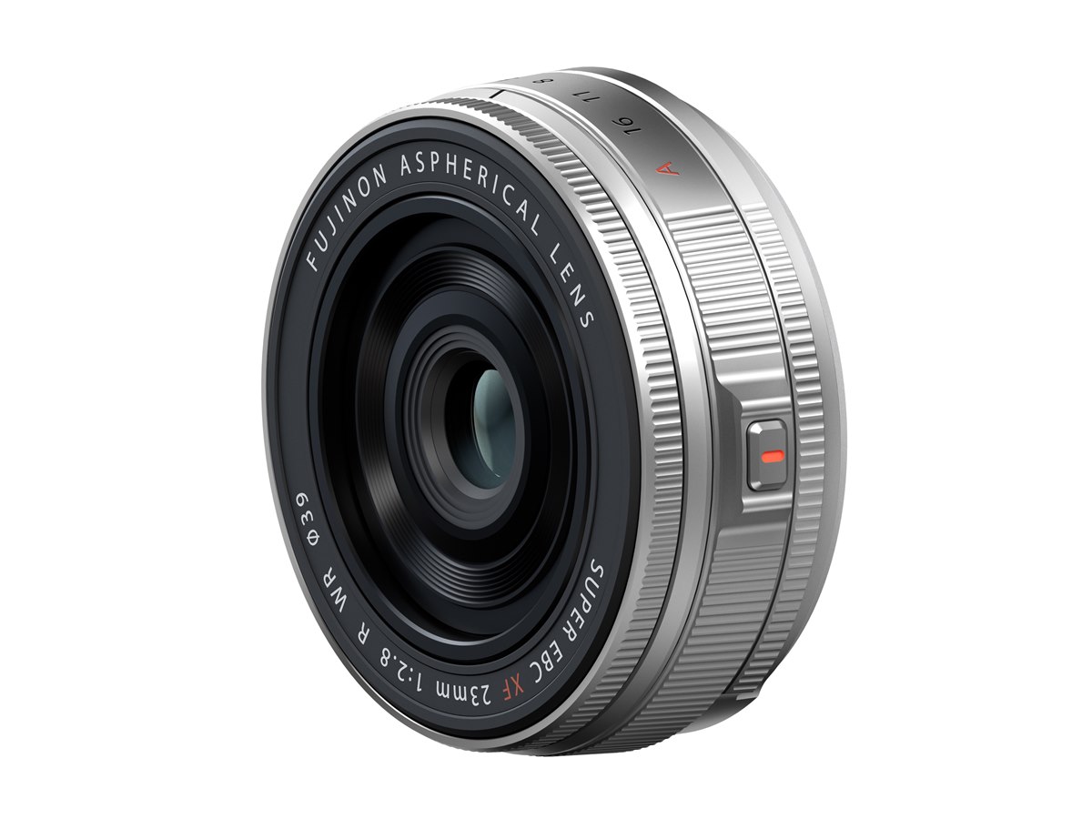 富士フイルム、全長23mm、重さ約90gのパンケーキレンズ「XF23mmF2.8 R