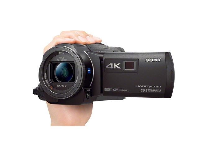 ソニー、小型化した空間光学手ブレ補正搭載の4Kハンディカム2機種