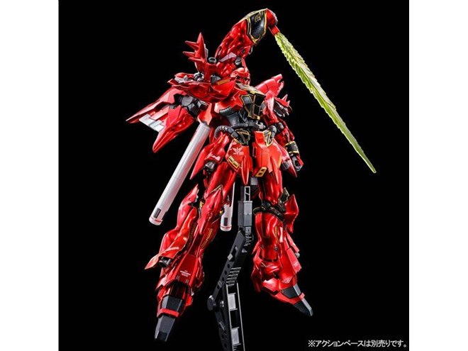 バンダイ、半艶消しメッキを施した「シナンジュ」RGガンプラ発売