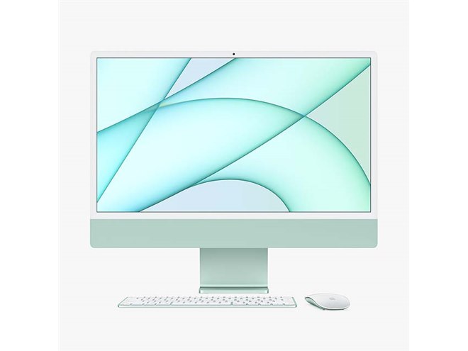 アップル、7色のカラバリ/M1チップ/24型4.5Kを採用した新型「iMac