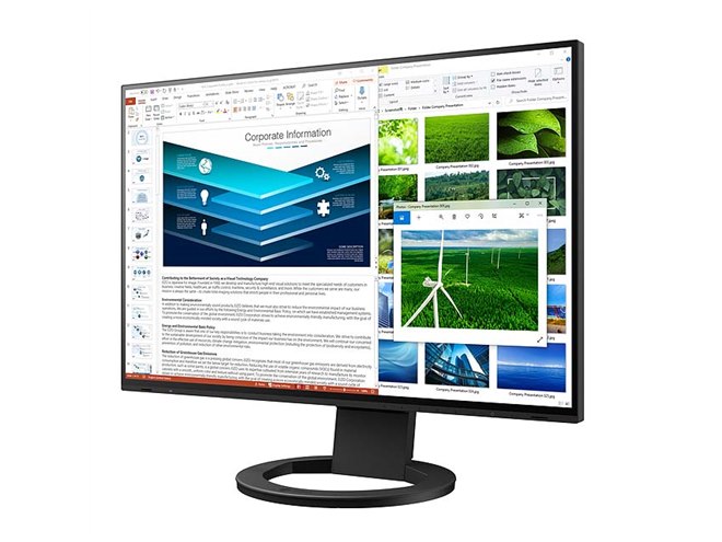 EIZO、1920×1200表示に対応した24.1型液晶ディスプレイ「FlexScan
