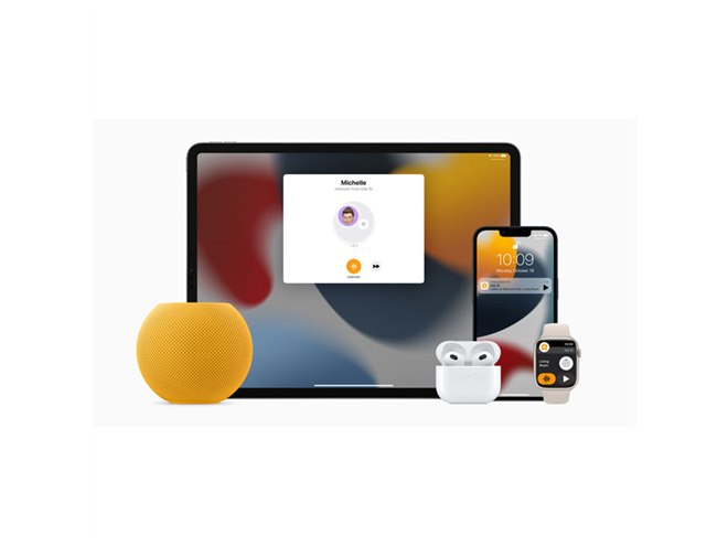 アップル、スマートスピーカー「HomePod mini」に新色イエロー