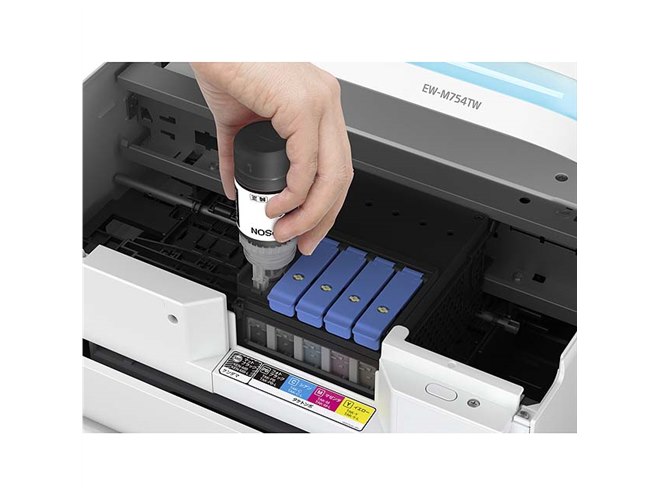 エプソン、エコタンクを搭載した「EW-M754TW/TB」「EW-M674FT」「EW