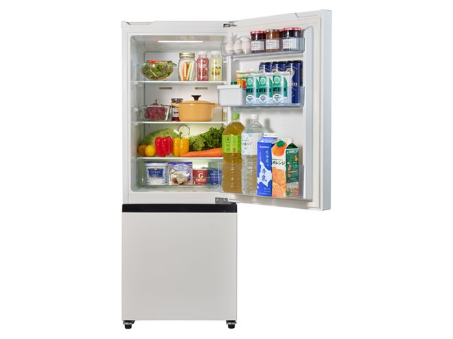 ハイセンス、2段式スライドケース冷凍室を採用した162L冷蔵庫「HR-D16F
