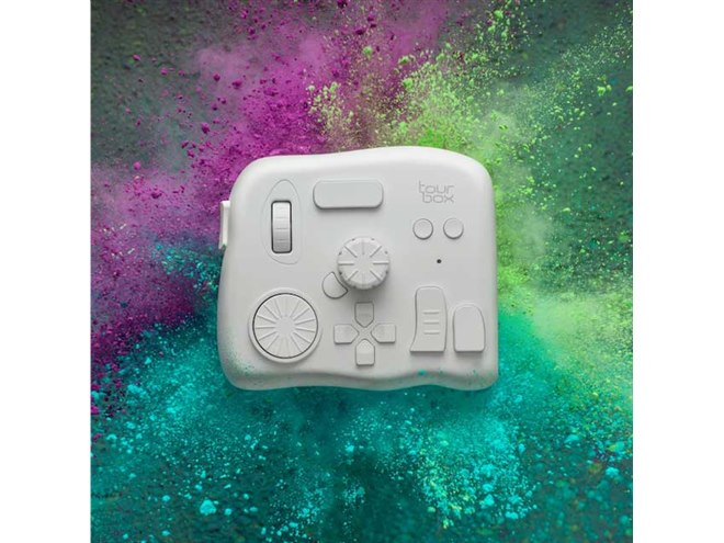 クリエイティブ用の左手デバイスにBluetoothモデル、「TourBox Elite