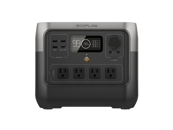 EcoFlow、約70分で本体を満充電できる768Whポータブル電源「RIVER 2
