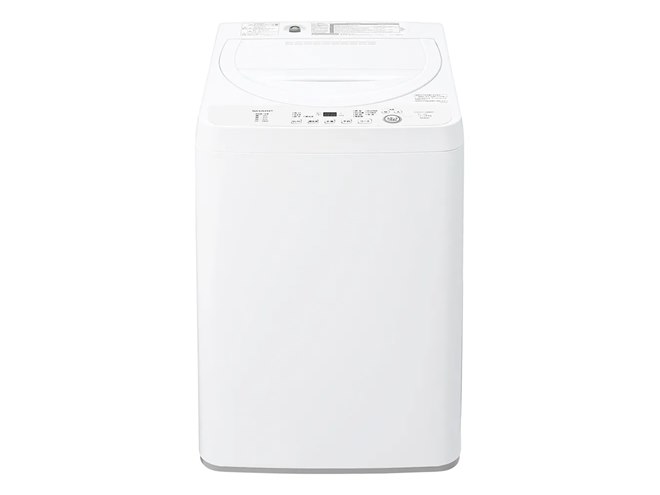 シャープ、節水＆清潔性にすぐれた「穴なし槽」搭載の縦型洗濯乾燥機