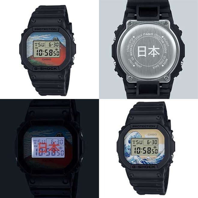 カシオ「G-SHOCK」に葛飾北斎デザインの2モデルが登場、ニュース