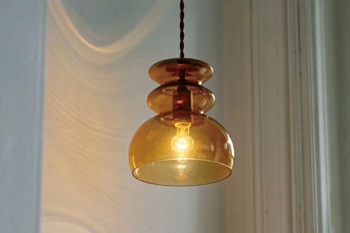 ペンダントライト ミッドセンチュリー Mond ブラウン｜デザイン照明のCROIX