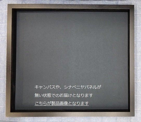 角箱 黒 F30号(f30) 油彩額縁 アクリル板仕様 【大型商品※送料別途お