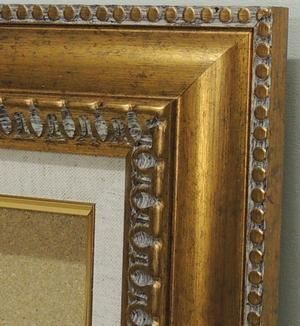 9631 ゴールド F15号 652×530mm アクリル板付き 油彩額縁 フレーム