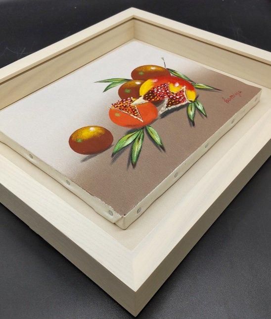 角箱 乳白 F15号 油彩額縁【大型商品※送料別途お見積り】 - 額縁