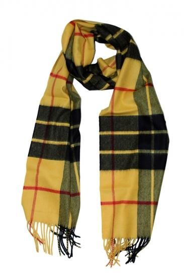 WA000057 中判カシミアストール KU0097 MACLEOD OF LEWIS JOHNSTONS