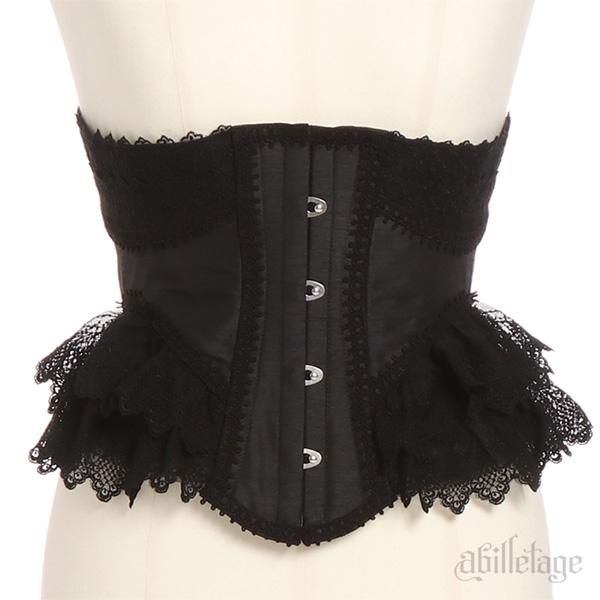 受注生産】 Noir croixコルセット（ブラック） - 【公式】abilletage