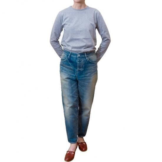 ミナペルホネン always テーパードデニム ＃blue (dn4363A)- ミナ