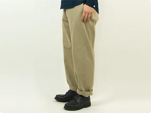 YAECA チノパン ワイドテーパード KHAKI 〔メンズ〕 【18652】 YAECA