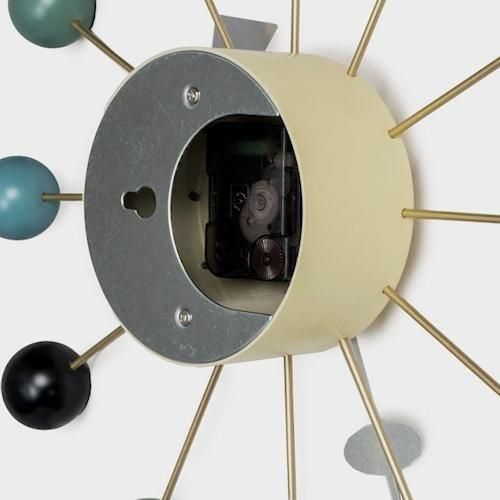 ジョージ・ネルソン/BallClockボールクロック【マルチカラーアッシュ材