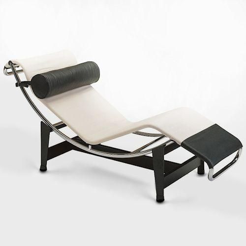 ル・コルビジェ/LC4シェーズロング【キャンバス地・スティールライン