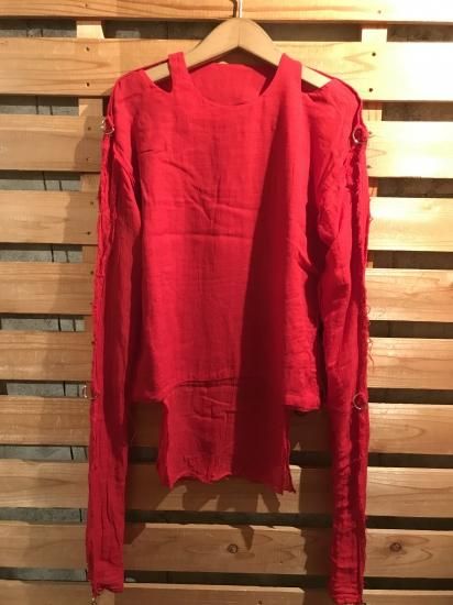 ガーゼシャツ,ガーゼ,GAUZE,MUSLIN TOP,70'S パンク,ハードコア,初期