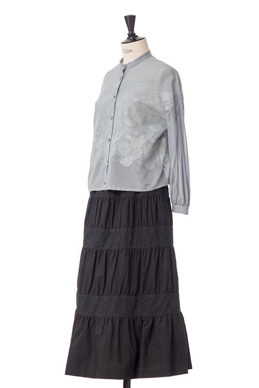 mina perhonen tambourine ティアードスカート - ミナペルホネン正規