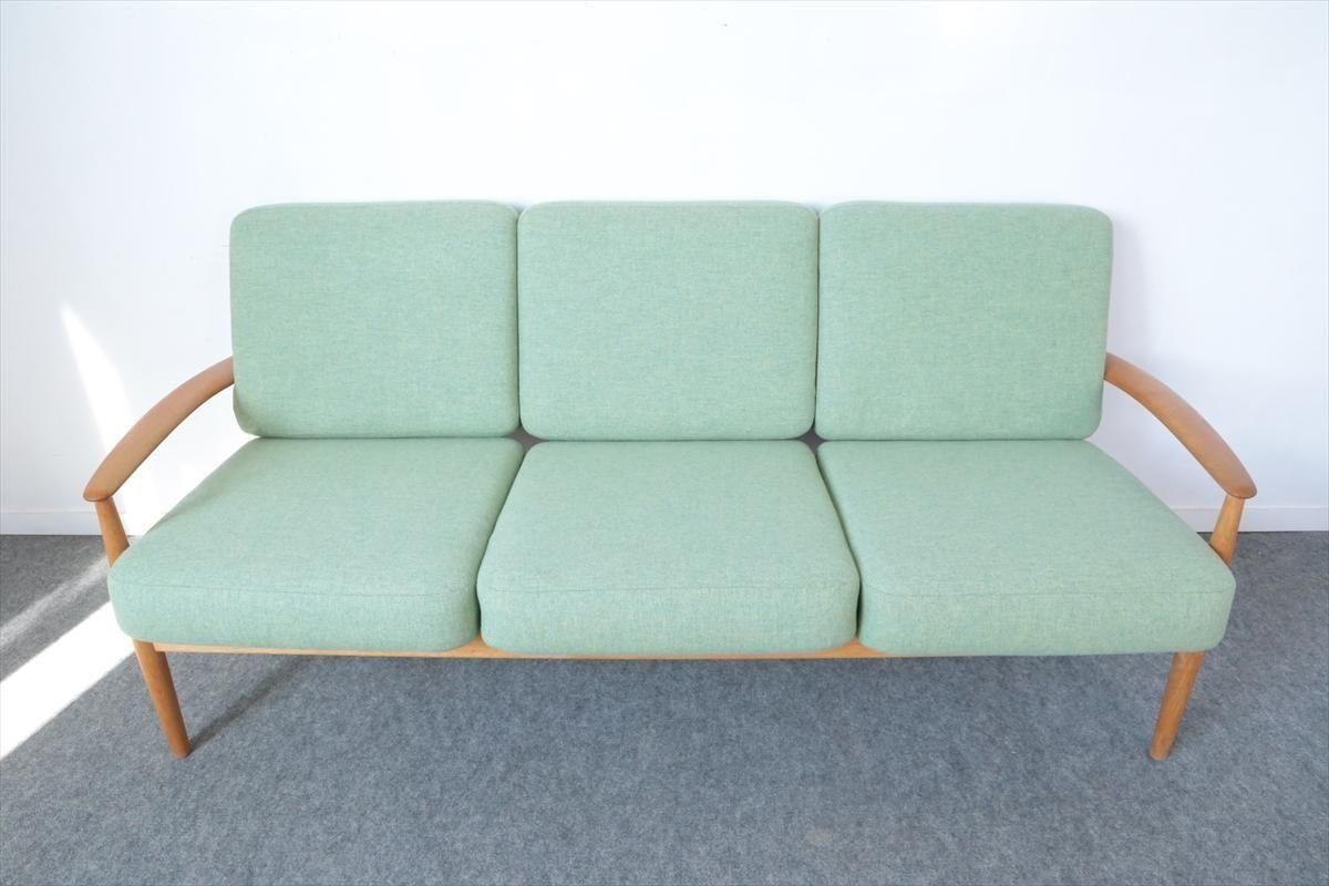 Grete Jalkグレーテ・ヤルク/3シーターソファ「model118」（オーク