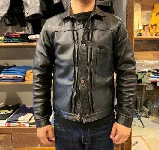 JELADO 44Leather Jacket(44レザージャケット) Horse hide Semi