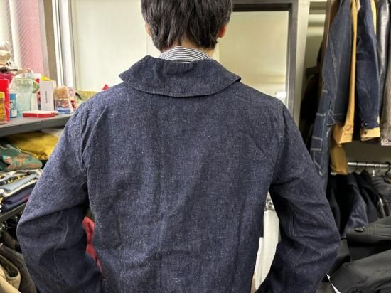 ウエアハウス Lot 2220 U.S.NAVY SHAWL COLLAR COVERALL インディゴ