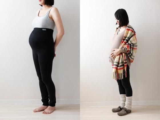 シルクウールはらまきレギンス