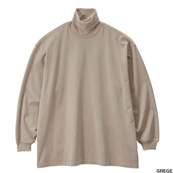 Graphpaper グラフペーパー Brushed Mockrody High Neck L/S Tee GM253