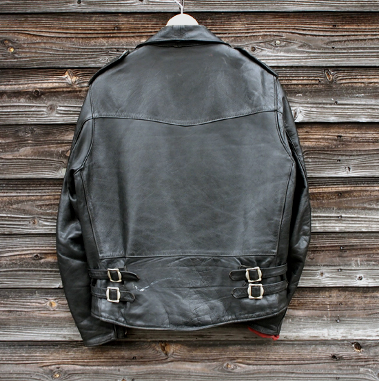 イギリス ヴィンテージ ライダース ロンジャン TTレザー 70年代 英国製