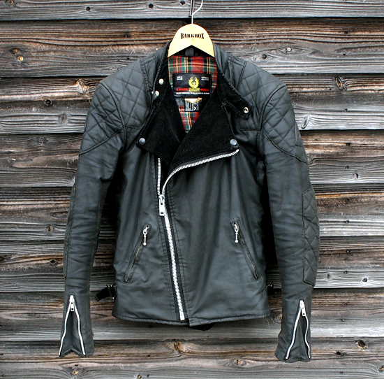 ヴィンテージ ベルスタッフ レベル ワックスコットン オイルド