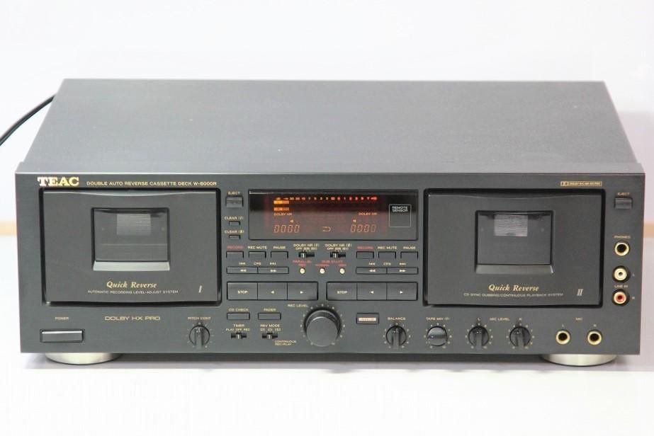 W-6000R｜TEAC ツインリバースカセットデッキ｜中古品｜修理販売
