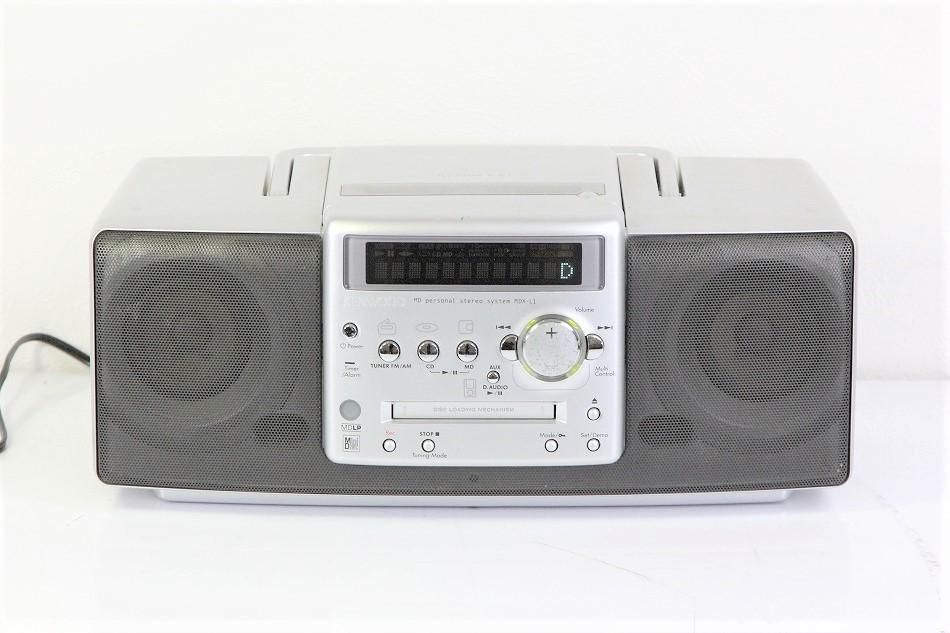 MDX-L1-H｜ケンウッド(KENWOOD) （グレー） [MD/CDパーソナルステレオ