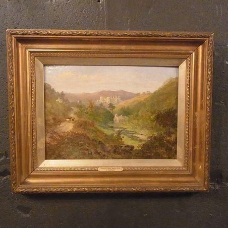 英国アンティーク油絵 