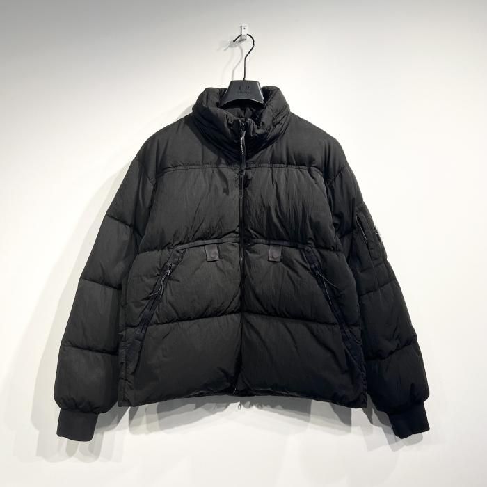 C.P.COMPANY Eco-Chrome R Mixed Down Jacket (Black) - agit - webshop
