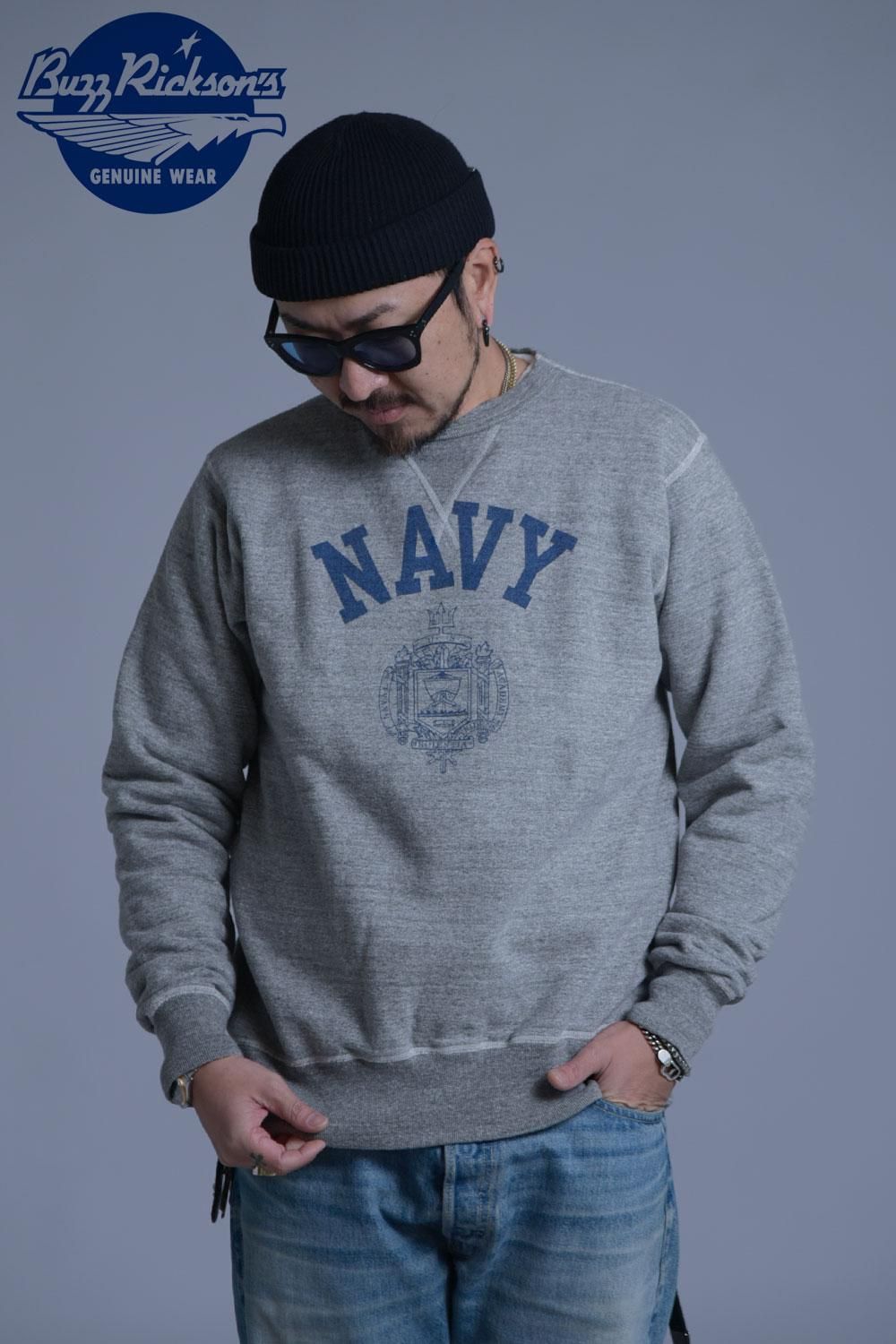 バズリクソンズ(BUZZ RICKSON'S) クルーネックスウェット SET-IN CREW