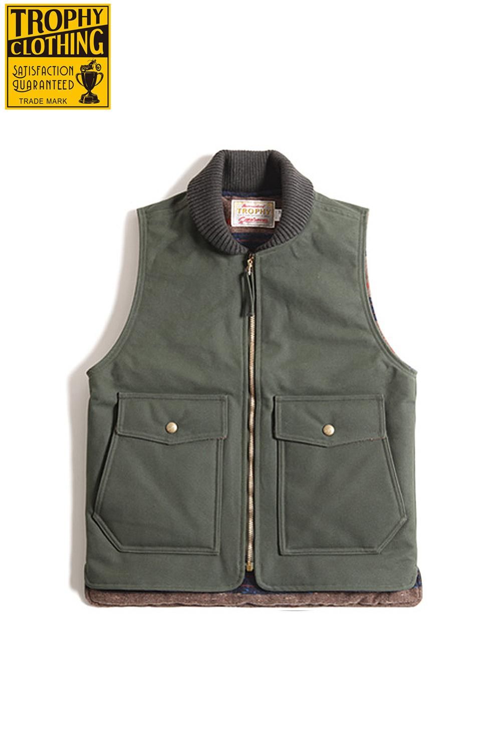 TROPHY CLOTHING(トロフィークロージング) ストームベスト OILED DUCK