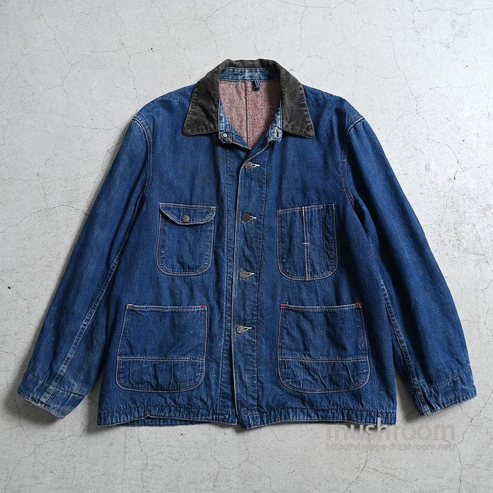 OXHIDE DENIM COVERALL WITH BLANKE（1950'S/DARK COLOR） - 古着屋