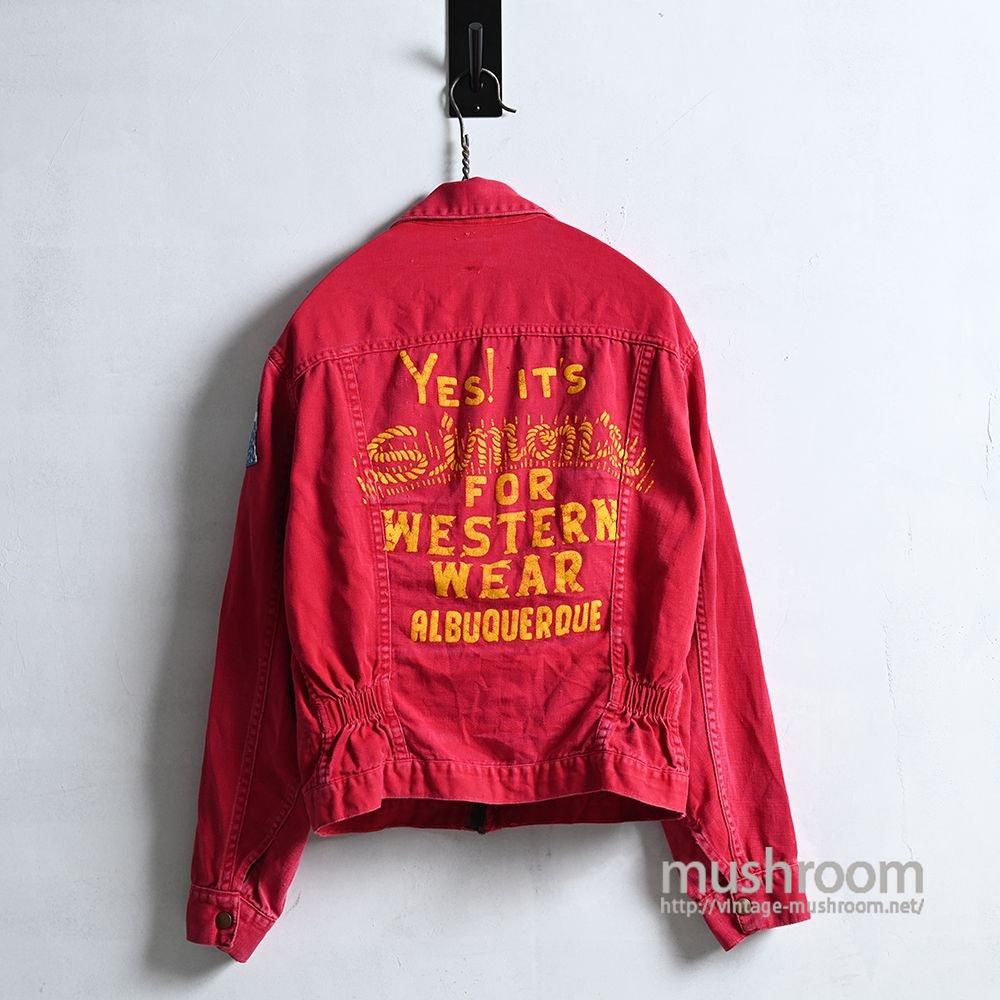 WRANGLER 12MJZ CHAMPION JACKET WITH PATCH（1950'S/SZ 40） - 古着屋