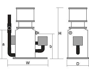 H&S プロテインスキマー HS-400 - オーダーメイド水槽は東京アクア