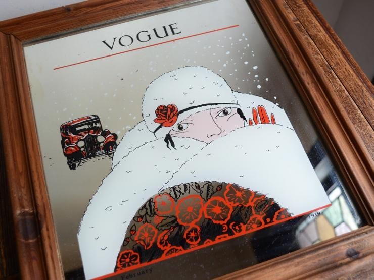 ヴィンテージ パブミラー（VOGUE）｜アンティーク雑貨｜CHELSEA
