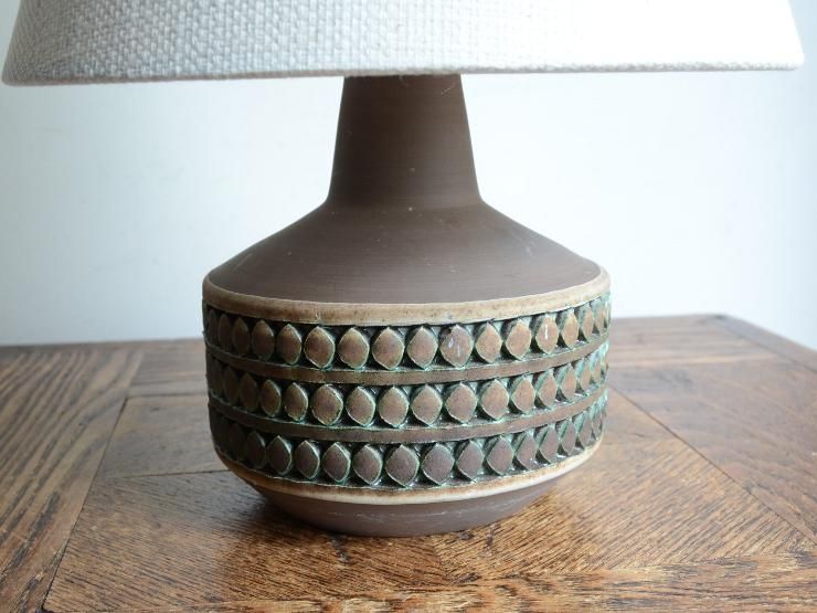 ヴィンテージ 陶器 テーブルランプ (H28cm)｜アンティーク照明・ランプ