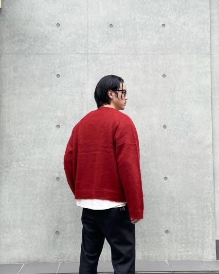 DELUXE (デラックス) SWEET JANE (モヘアカーディガン) RED