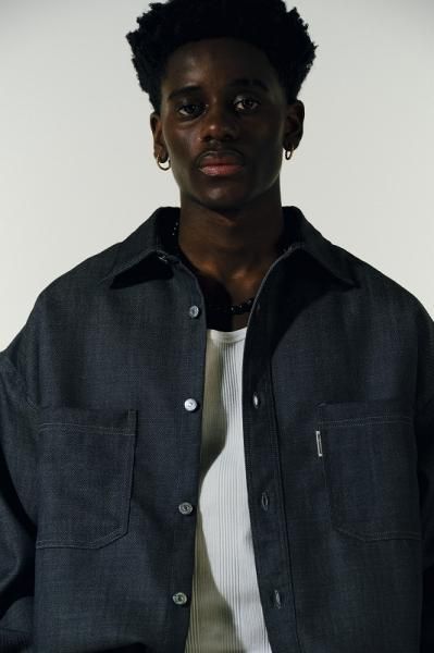 COOTIE (クーティー) Wool Work L/S Shirt (ウールワーク長袖シャツ