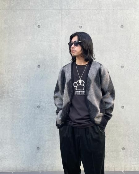 WACKO MARIA (ワコマリア) DIAMOND MOHAIR CARDIGAN (ダイアモンド柄