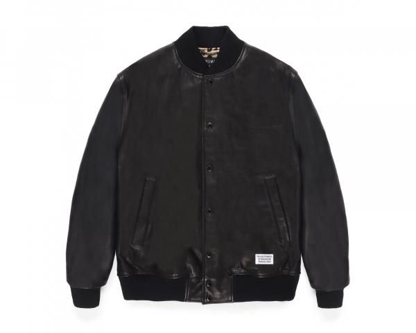 WACKO MARIA / LEATHER VARSITY JACKET - RELAX WEB