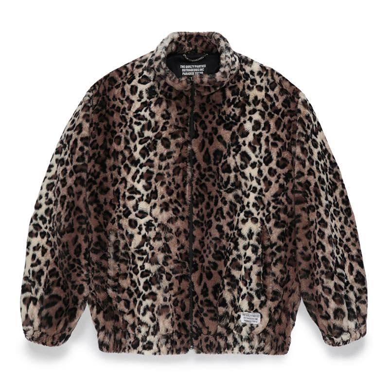 FAUX LEOPARD FUR TRACK JACKET| WACKO MARIA - ワコマリア | Specs