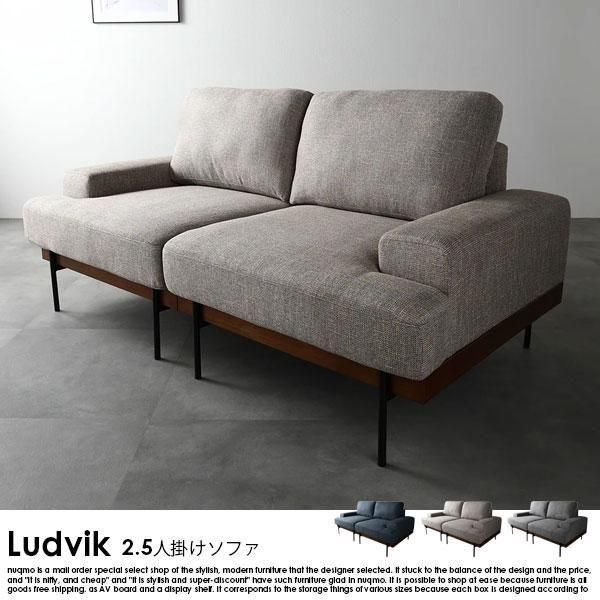 RASIK】北欧デザインソファ Ludvik【ルドヴィク】2.5人掛けソファ